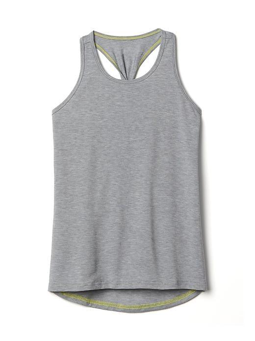 Athleta Twist Tank Size L/12 - Cobblestone Grey Heather