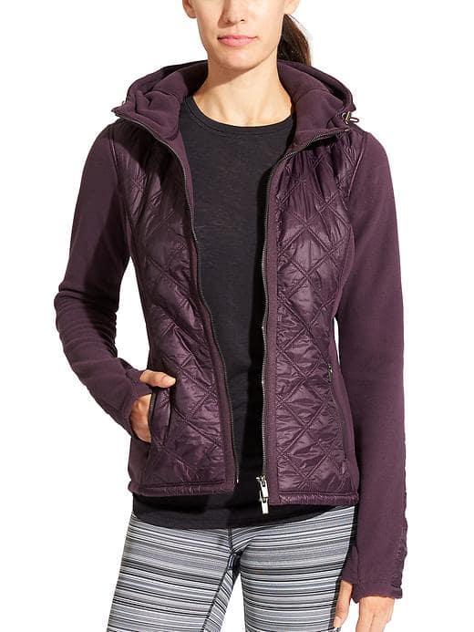 Athleta Womens Vortex Jacket Size 1x Plus - Wild Raisin