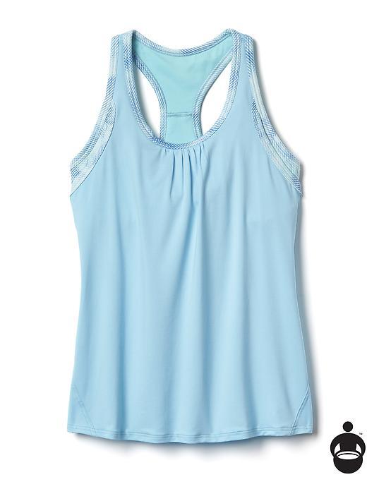 Athleta Racer 2 In 1 Tank Size L/12 - Aqua Pools