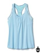 Athleta Racer 2 In 1 Tank Size L/12 - Aqua Pools