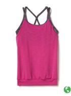 Athleta Cloud Hatch Gratitude 2 In 1 Tank Size L/12 - Electric Fuchsia