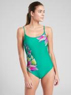 Vintage Floral One Piece