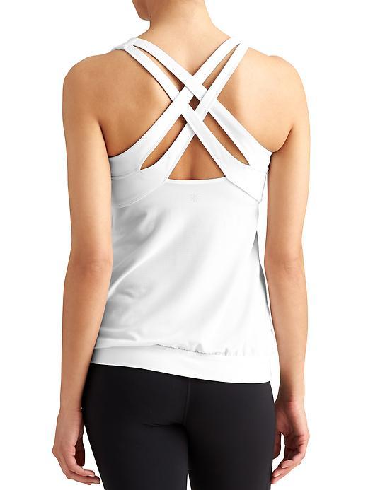 Athleta Womens Miles Top Mesh Size 2x Plus - Bright White