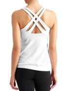 Athleta Womens Miles Top Mesh Size 2x Plus - Bright White