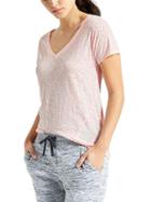 Athleta Womens Eco Wash Daily Tee 2.0 Size L Tall - Milkshake Pink