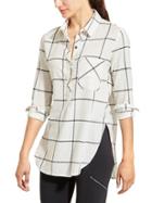 Athleta Womens Presidio Tunic Size L Petite - Sea Salt/black