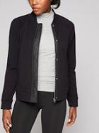 Athleta Womens Stronger Bomber Size 2x Plus - Black