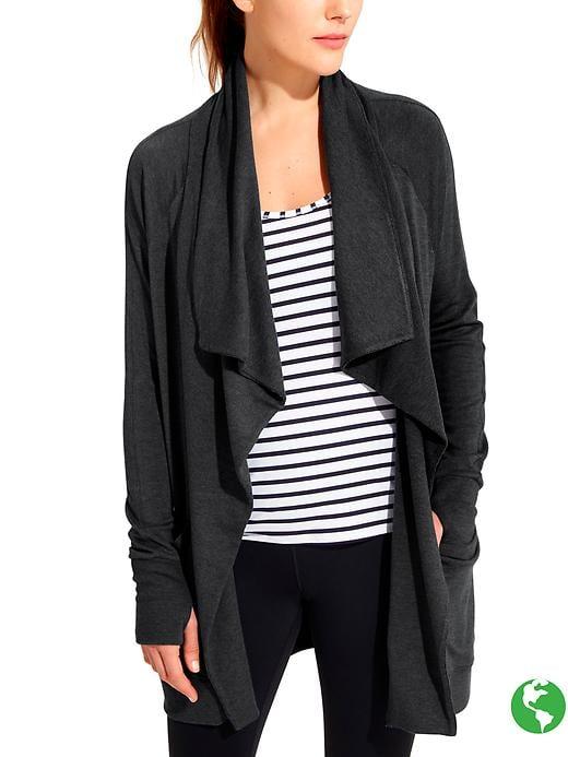Athleta Womens Studio Wrap Size 1x Plus - Black