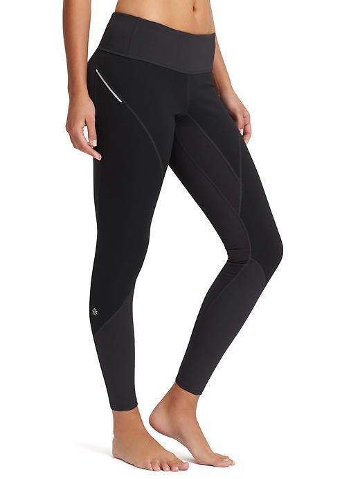 Athleta Womens Wind Warrior Tight Size L - Black