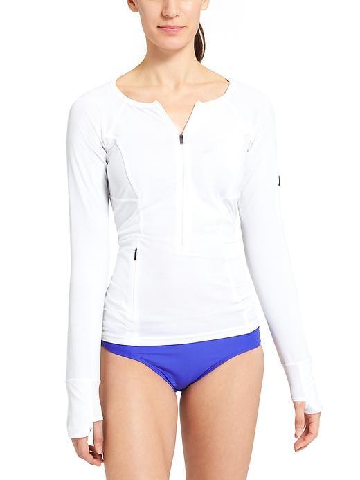 Athleta Womens Pacifica Upf Top 3.0 Size Xl Tall - Bright White