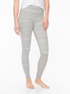 Athleta Womens Organic Cotton Meditation Daybreak Stripe Tight Grey Heather Size Xxs