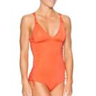 Athleta Aqualuxe One Piece - Light Coral Sunset