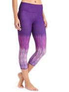 Athleta Womens High Rise Lightning Chaturanga Capri Size L - Majestic Purple