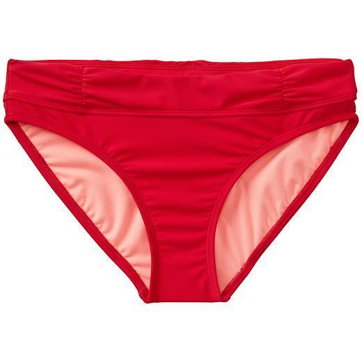 Athleta Shirred Band Bottom - Saffron Red