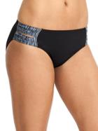 Athleta Womens Paddleout Space Dye Full Tide Bottom Size L - Black Space Dye