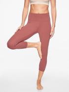 Athleta Womens Salutation Capri Crushed Berry Size L