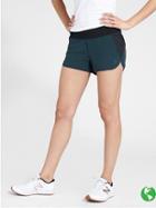 Athleta Womens Track This Run Short 3&quot; Size M - Abyss/black