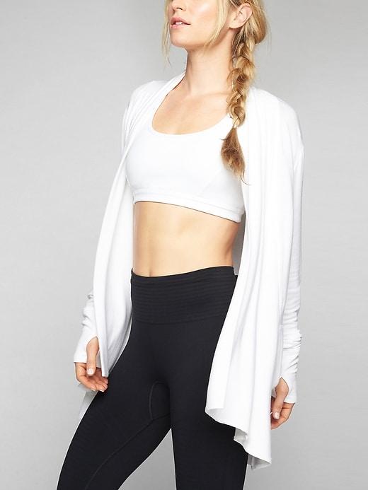 Athleta Womens Pranayama Wrap Bright White Size 2x