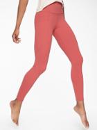 Athleta Womens Salutation Stash Pocket  Tight Dark Desert Coral Size Xxs