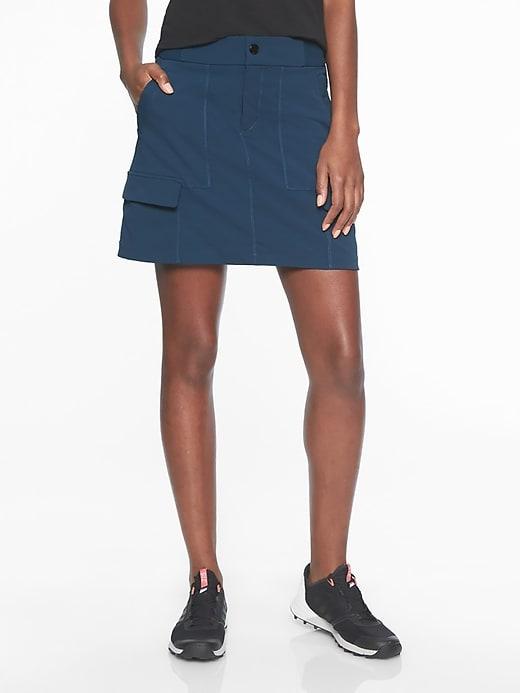 Athleta Womens Trekkie Skort Constellation Blue Size 10