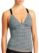 Athleta Womens Waveline Tankini Size L Tall - Light Turquoise