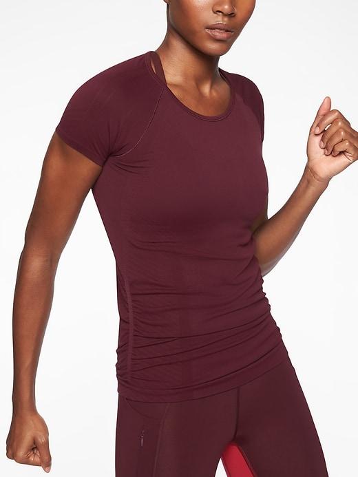 Athleta Womens Speedlight Tee Auberge Size Xs