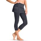 Athleta Acceleration 2 In 1 Capri - Flint Grey