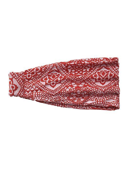 Athleta Womens Ethnic Lace Seamless Headband Size One Size - Red Chili