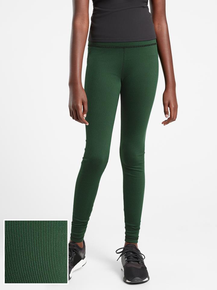 Athleta Girl High Rise Rib Chit Chat Tight