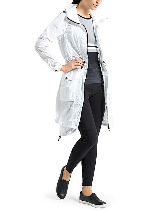 Athleta Womens City Slicker Jacket Bright White Size Xxs