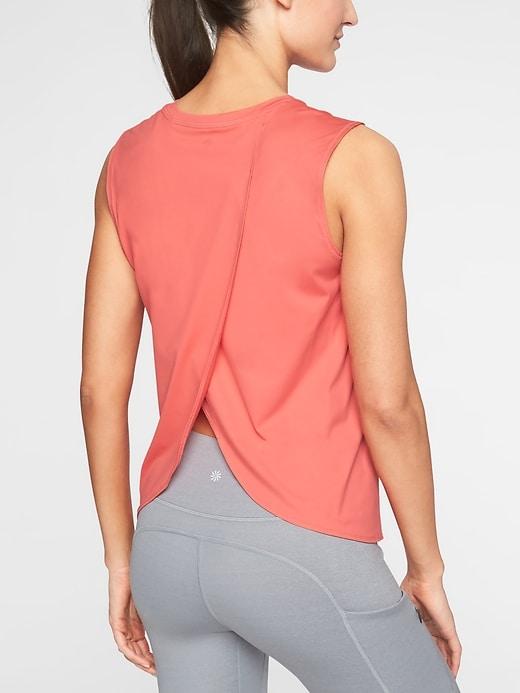 Athleta Womens Sunlover Upf Tank Coral Flash Size M