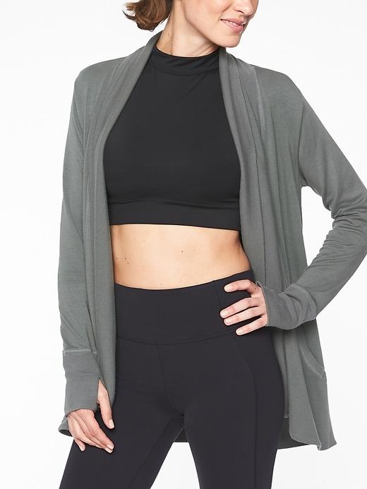 Athleta Womens Pranayama Wrap Herb Olive Size Xxs