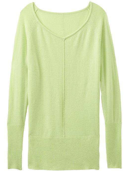 Athleta Womens Cashmere Adi Mudra Sweater Size L - Wasabi Green