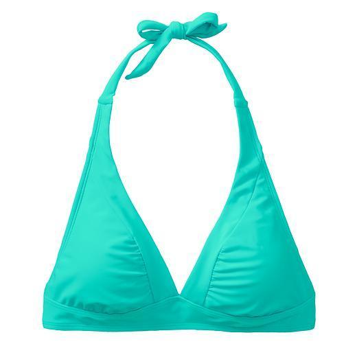 Athleta Shirrendipity Halter Bikini Top - Catalina Green