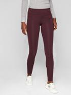 Athleta Womens Metro High Waisted Legging Size L Tall - Cassis