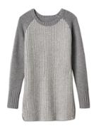 Athleta Womens Sierra Sweater Size L - Medium Grey Heather/dove