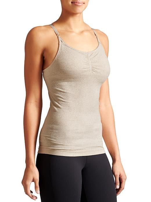 Athleta Womens Pure Cami Oatmeal Heather Size S