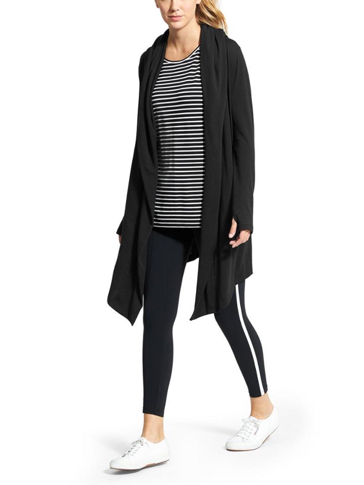 Hooded Open Front Wrap