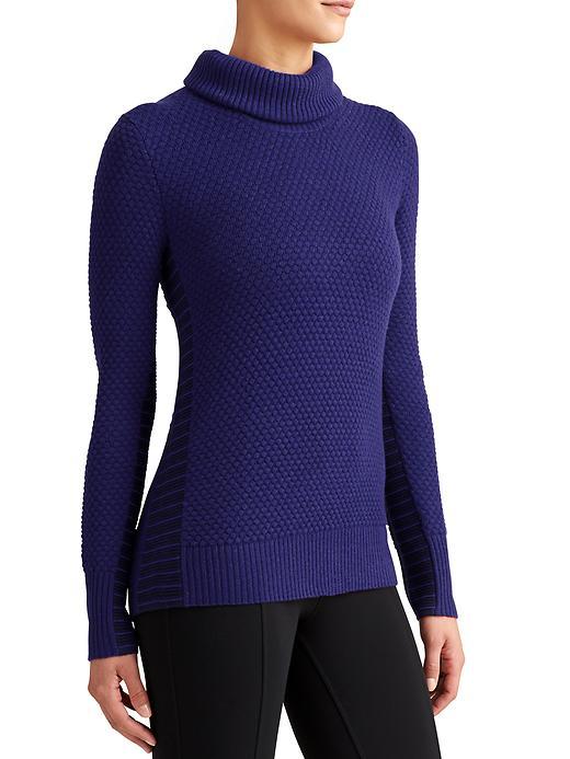 Athleta Womens Merino Marina Sweater Size L - Sapphire