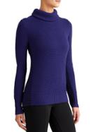 Athleta Womens Merino Marina Sweater Size L - Sapphire