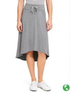 Athleta Womens Beachcomber Midi Skirt Size 2x Plus - Grey Heather