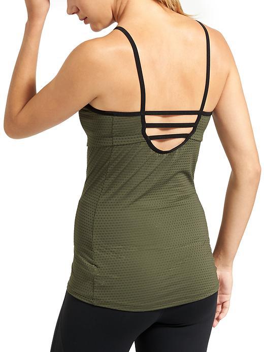 Athleta Womens Flow Tank Size L - Forest Green