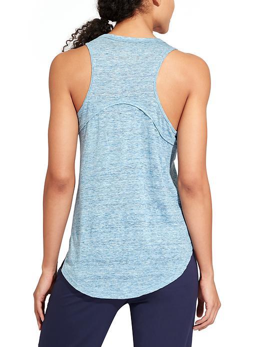 Athleta Womens Easy Newport Linen Tank Size S - Light Indigo Heather