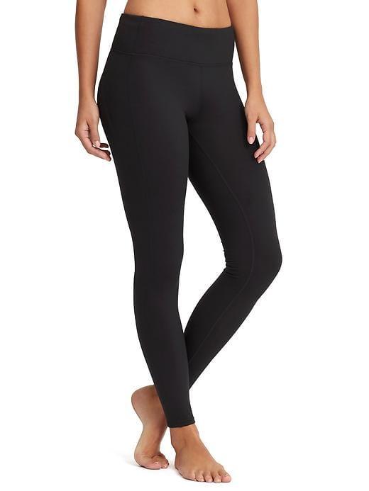 Athleta Womens Superluxe Base Layer Tight Black Size S