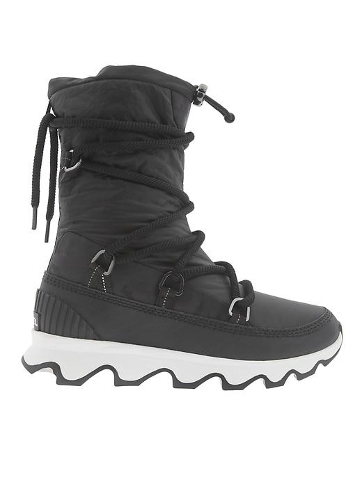 Athleta Womens Kinetic Boot By Sorel Black/ White Size 6.5