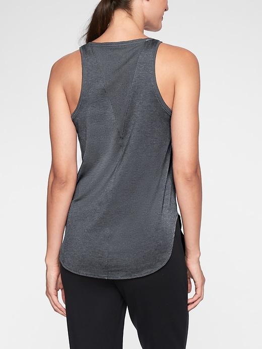 Athleta Womens Essence Semi Fit Tank Navy Captain Size S