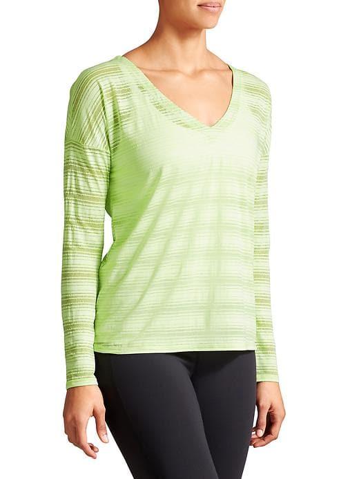 Athleta Womens Vitality Top Size Xl - Wasabi Green