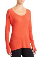 Athleta Womens Daily Top Size L Tall - Grenadine Red