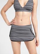 Athleta Womens Jacquard Kata Skirt Size L - Black