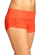 Athleta Womens Shirred Short Size M - Ember Orange
